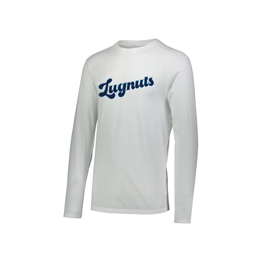 [FTLCUBWH-YS-LOGO1] Decker Youth Tri-Blend T-Shirt - Long Sleeve (Youth S, White, Logo 1)