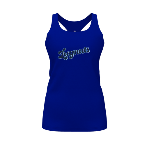 [FT0TRBRY-FYS-LOGO1] Decker Racerback Tank Top (Female Youth S, Royal, Logo 1)