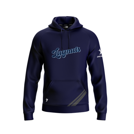[FOLHSMNV-YXS-LOGO1] Decker Summit Hoodie (Youth XS, Navy, Logo 1)