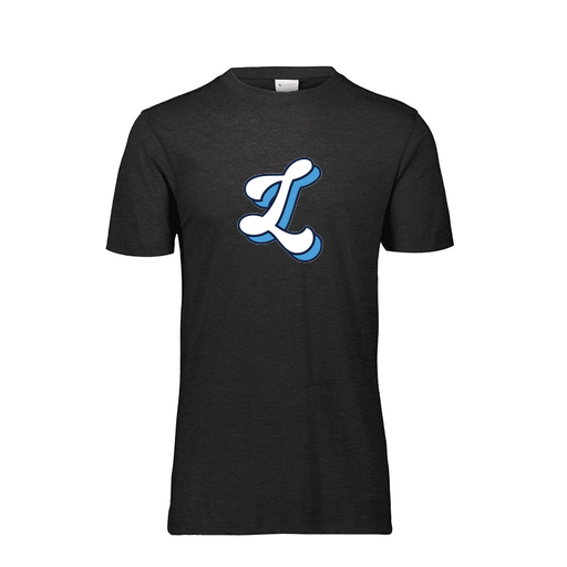 [FTSCUBBK-YS-LOGO2] Decker Youth Tri-Blend T-Shirt - Short Sleeve (Youth S, Black, Logo 2)