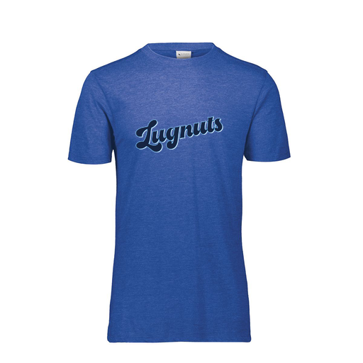 [FTSCUBRY-YS-LOGO1] Decker Youth Tri-Blend T-Shirt - Short Sleeve (Youth S, Royal, Logo 1)