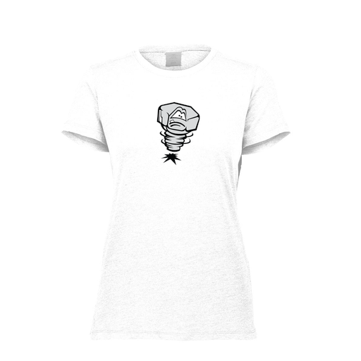 [FTSCUBWH-FAXS-LOGO3] Decker Women's Tri-Blend T-Shirt - Short Sleeve (Female Adult XS, White, Logo 3)