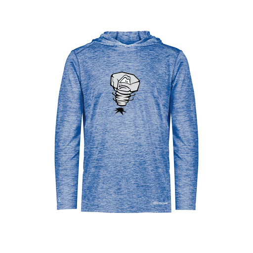 [FOLHCGRY-AS-LOGO3] Decker Men's Charge Hoodie (Adult S, Royal, Logo 3)