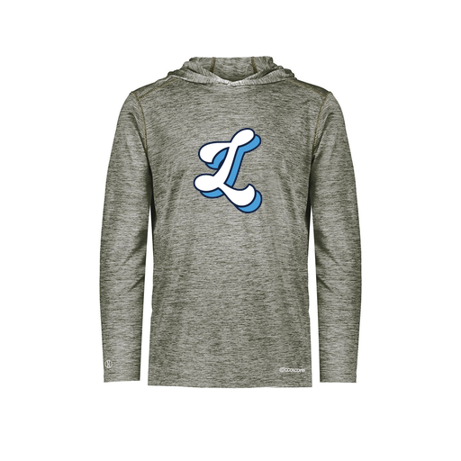 [FOLHCGGY-AS-LOGO2] Decker Men's Charge Hoodie (Adult S, Gray, Logo 2)