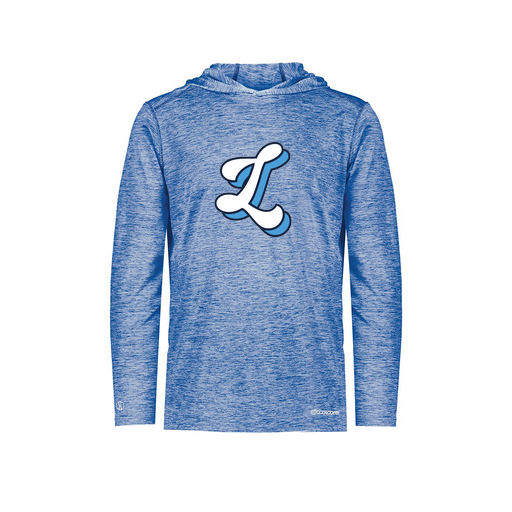 [FOLHCGRY-YS-LOGO2] Decker Youth Charge Hoodie (Youth S, Royal, Logo 2)