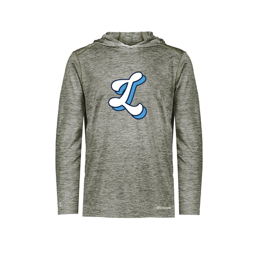 [FOLHCGGY-YS-LOGO2] Decker Youth Charge Hoodie (Youth S, Gray, Logo 2)