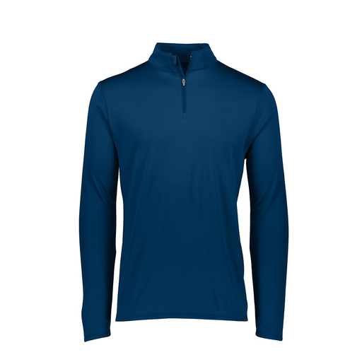 [FTLQFLNV-FAXS-LOGO4] Decker Women's Flex-Lite 1/4 Zip Shirt (Female Adult XS, Navy, Logo 4)
